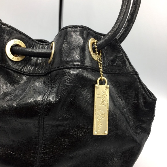 Sigrid Olsen Black Leather Shoulder Bag - Picture 9 of 15